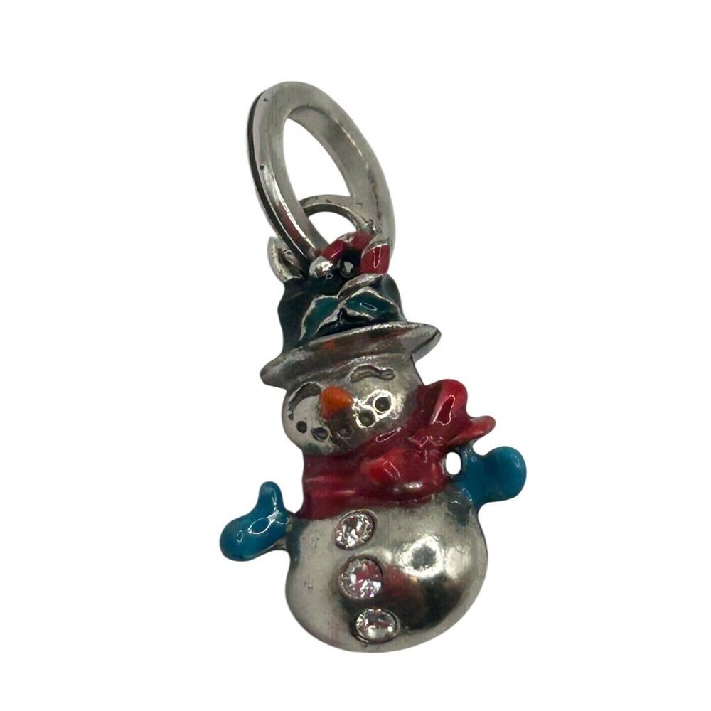 Brighton Holiday Frosty Snowman Top Hat Charm NWOT